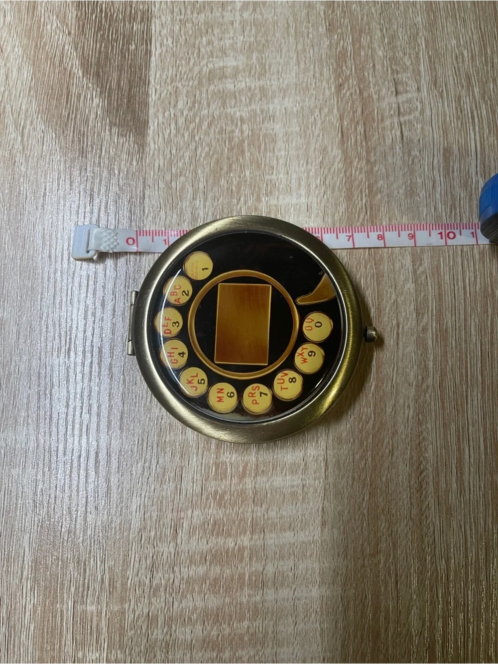 Vintage Rotary Phone Handheld Mirror